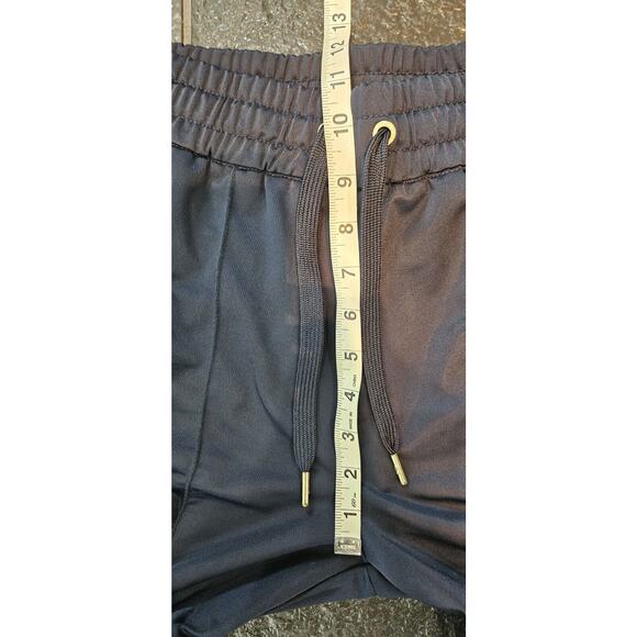 A/X Armani Exchange Womens Track Pants XS Black Red Logo Snap Up Leg Side Stripe - Picture 15 of 16